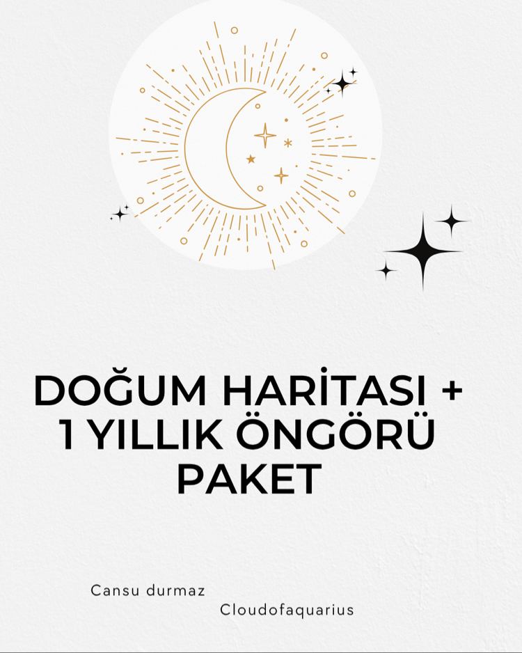 Doğum haritası 1 yıllık öngörü