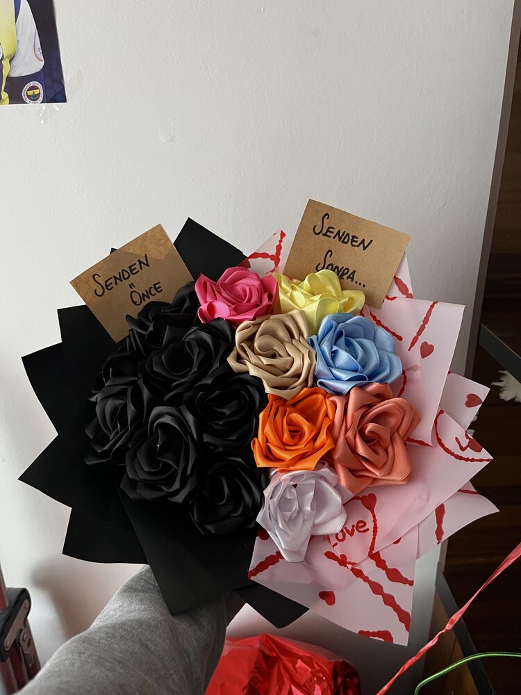 Senden Önce/Senden Sonra Gül Buketi