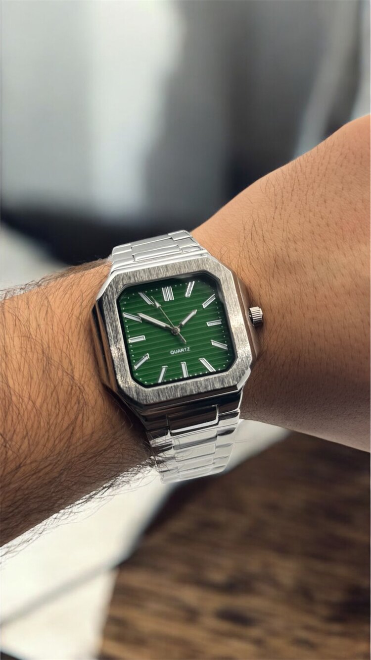 ESREF Model ÇELİK Kordon Erkek Saat