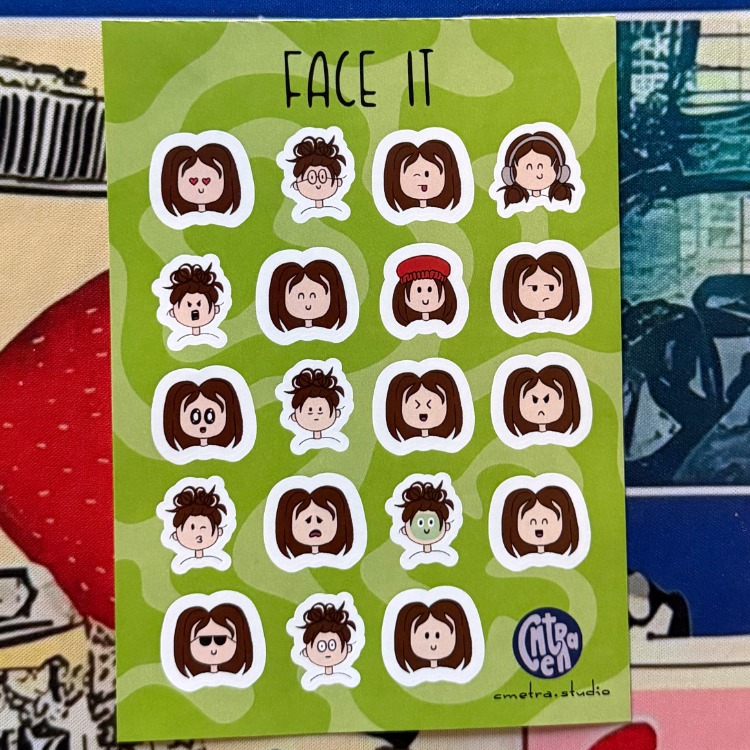 FACE IT - Kumral Kısa Düz