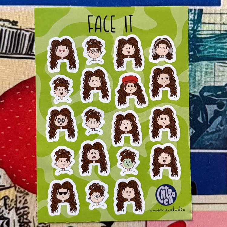 FACE IT - Kumral Uzun Kıvırcık