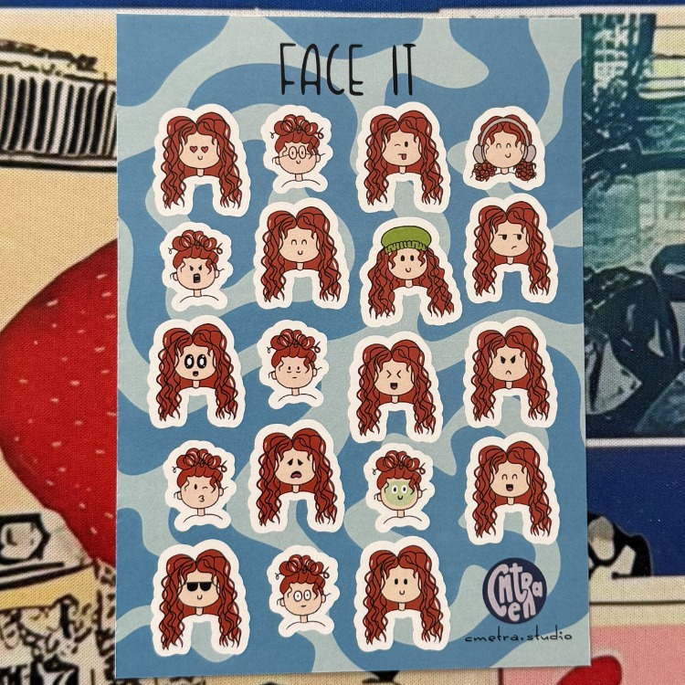 FACE IT - Kızıl Uzun Kıvırcık