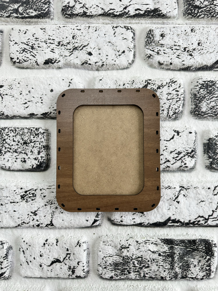 Rattan Örgü Fotoğraf Çerçevesi