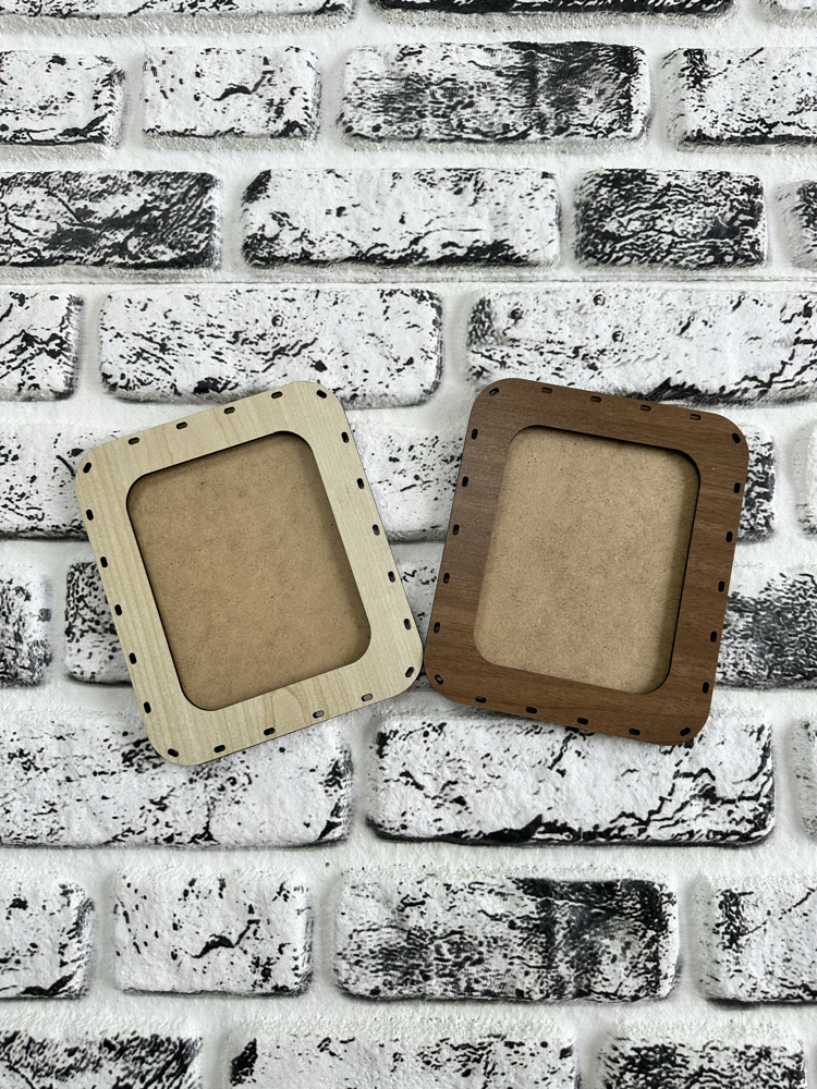 Rattan Örgü Fotoğraf Çerçevesi