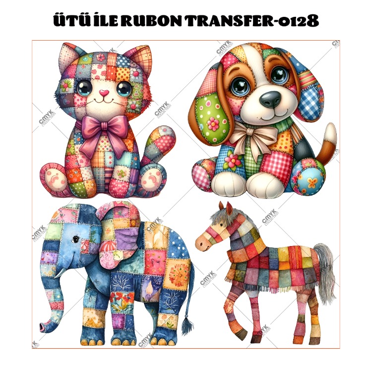 RUB ON TRANSFER-0128 (29X29CM)