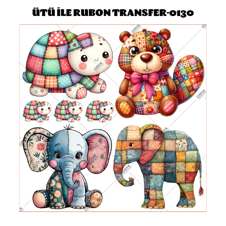 RUB ON TRANSFER-0130 (29X29CM)