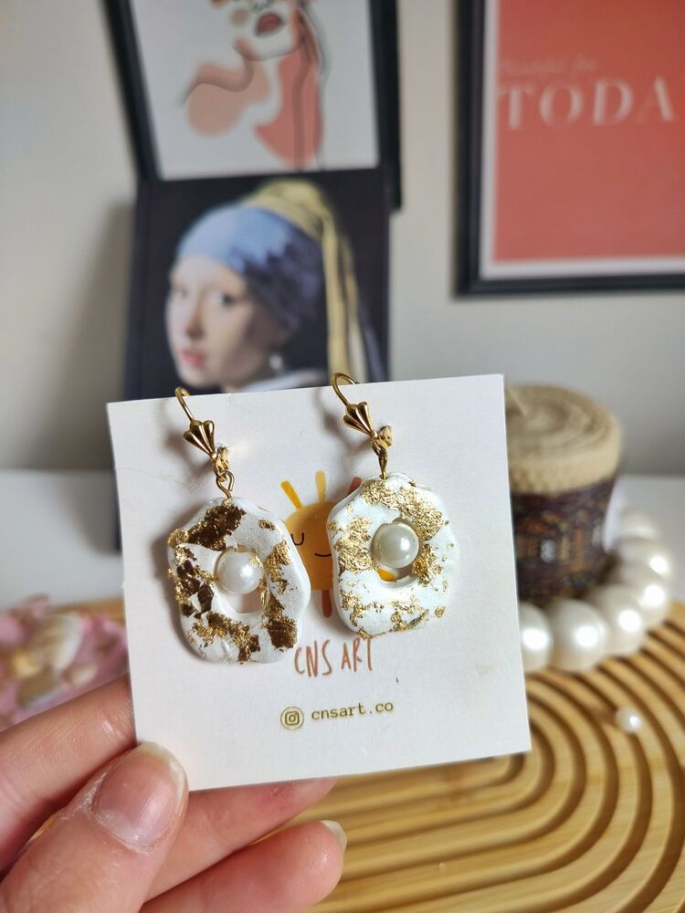 Pırıltı Gold Küpe