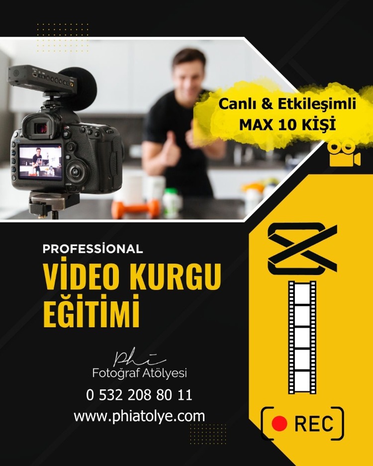Profesyonel Video Kurgu Atölyesi CAPCUT BİLGİSAYAR (Canlı & Etkileşimli)