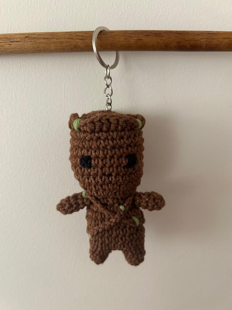 Baby Groot Tığ İşi Anahtarlık