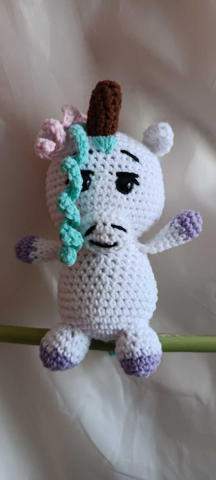 Unicorn Örgü Tığ İşi Oyuncak & Anahtarlık & Amigurumi