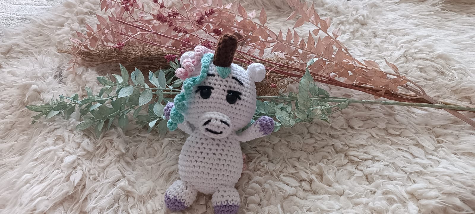 Unicorn Örgü Tığ İşi Oyuncak & Anahtarlık & Amigurumi