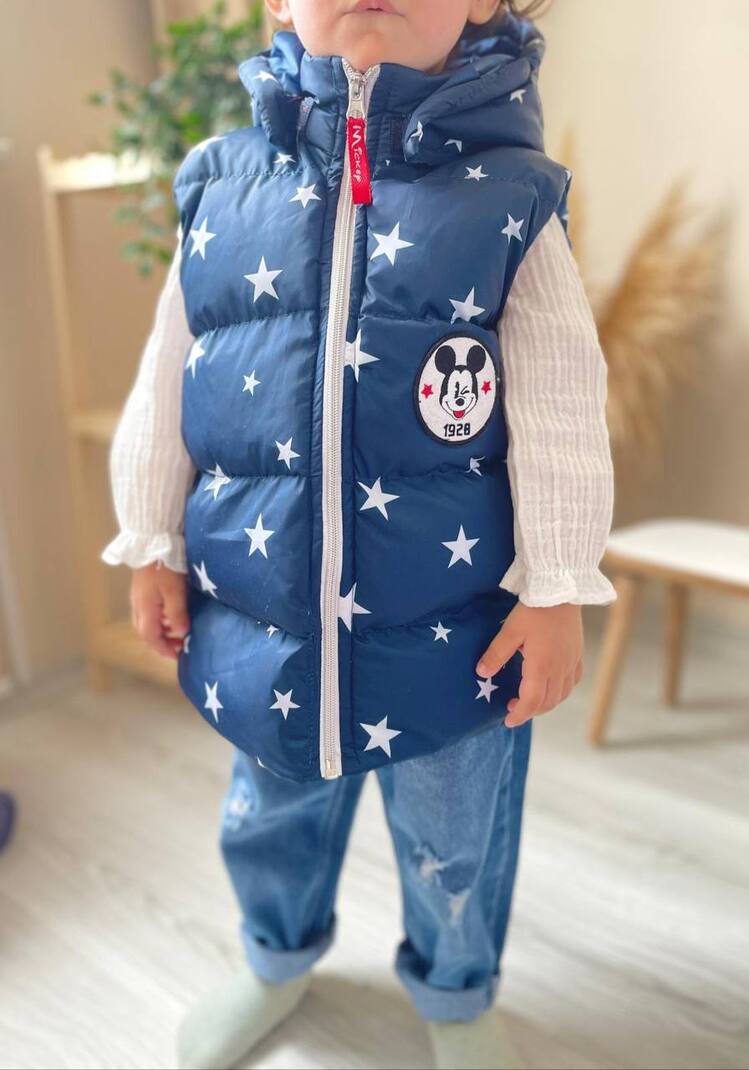 Kapşonlu Yelek