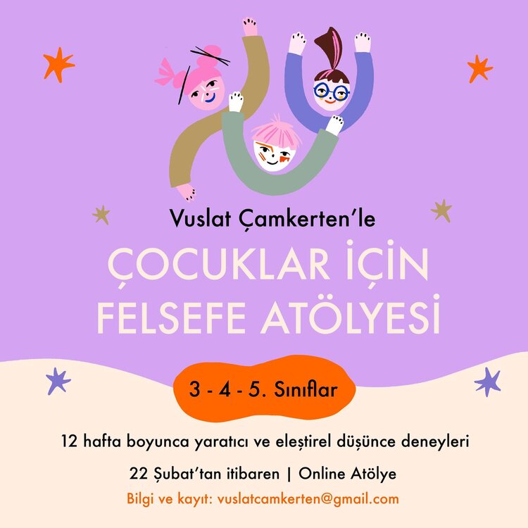 Çocuklar için Felsefe Atölyesi / 4 Haftalık Ödeme