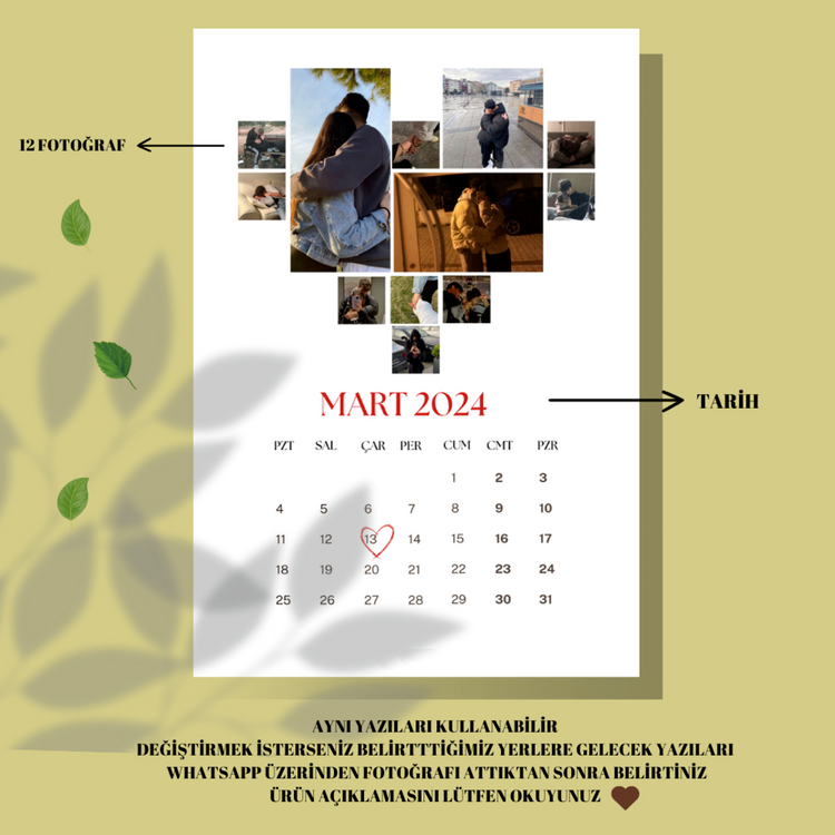 KALPLİ TAKVİM POSTER