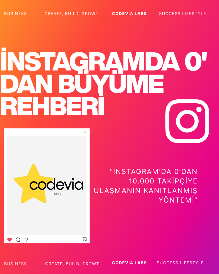 İNSTAGRAMDA 0'DAN BÜYÜME REHBERİ