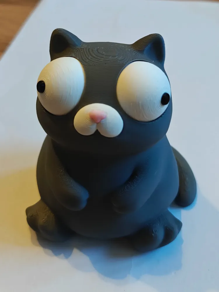 CoffeeCraft Goofy Kedi - Gözleri Hareketli Şirin Model