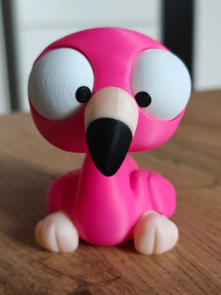 CoffeeCraft Goofy Filamingo - Gözleri Hareketli Şirin Model