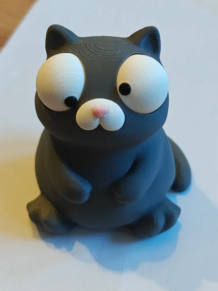 CoffeeCraft Goofy Kedi - Gözleri Hareketli Şirin Model