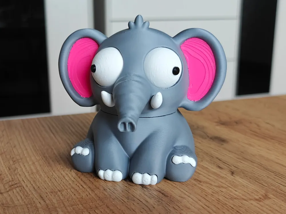 CoffeeCraft Goofy Fil - Gözleri Hareketli Şirin Model