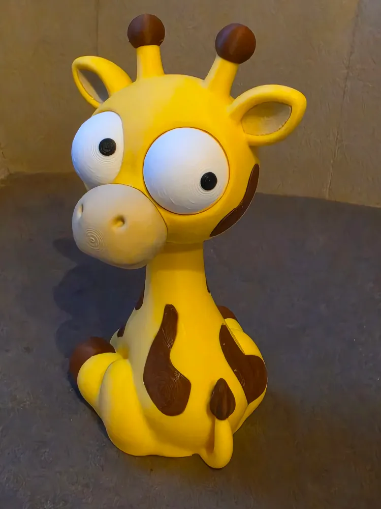 CoffeeCraft Goofy Zürafa - Gözleri Hareketli Şirin Model