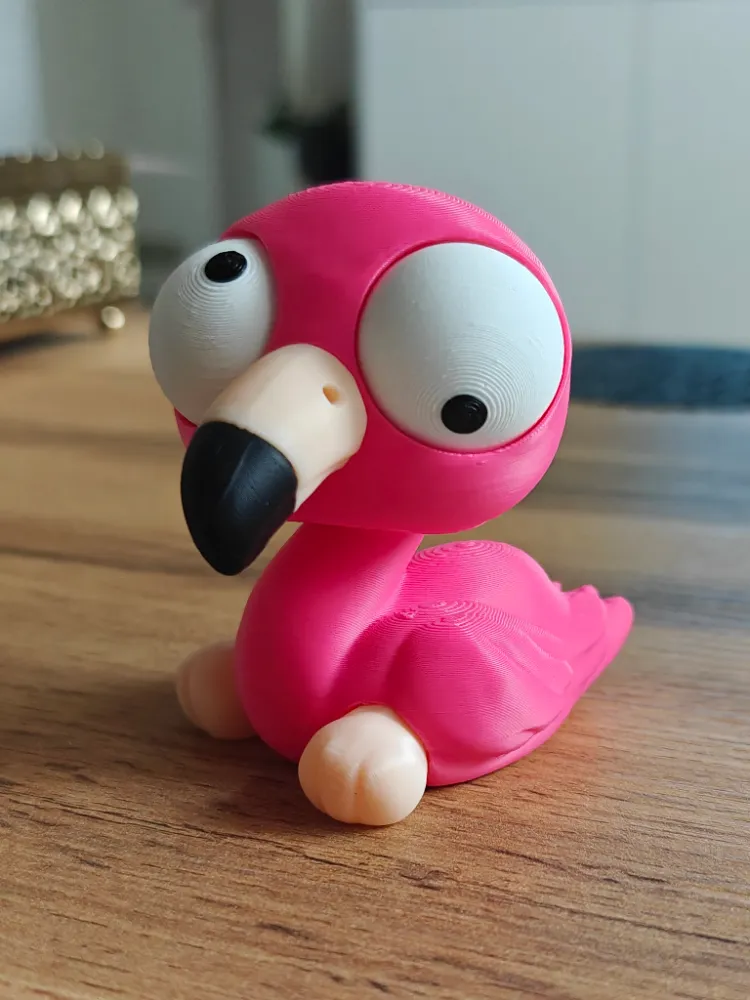 CoffeeCraft Goofy Filamingo - Gözleri Hareketli Şirin Model