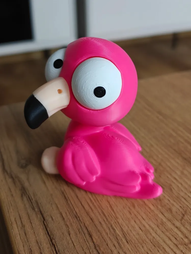 CoffeeCraft Goofy Filamingo - Gözleri Hareketli Şirin Model