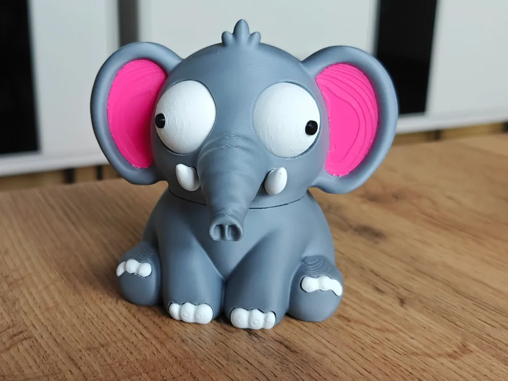 CoffeeCraft Goofy Fil - Gözleri Hareketli Şirin Model