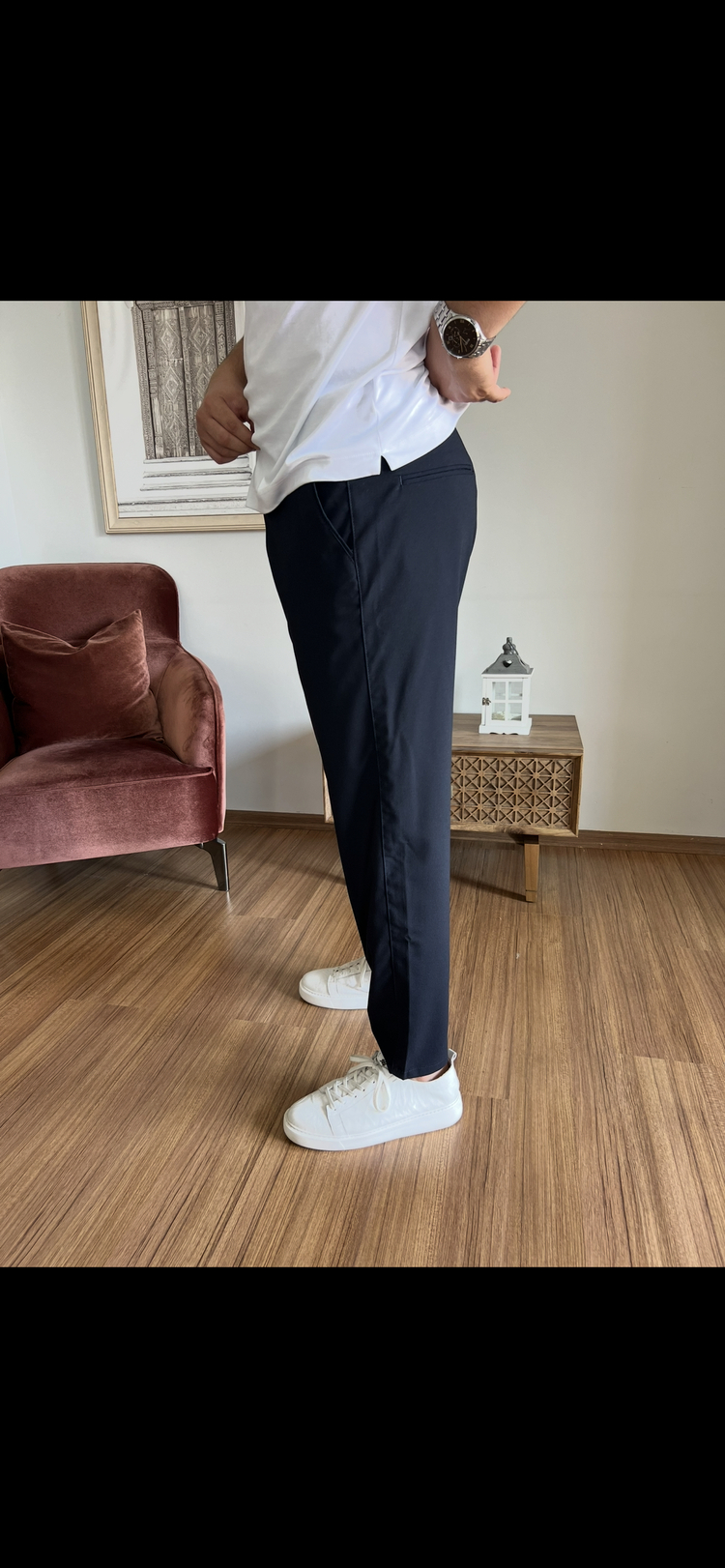 LACİVERT MAN KALIP KUMAŞ PANTOLON