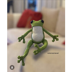 ESPAÑOL - HERMOSO Patrón Leggy Froggy REGALO
