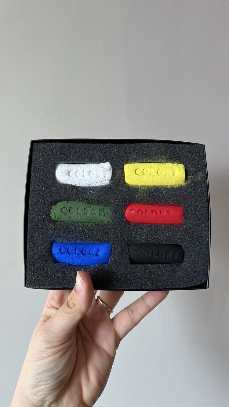 Colorz El Yapımı Toz Pastel Seti Temel Renkler