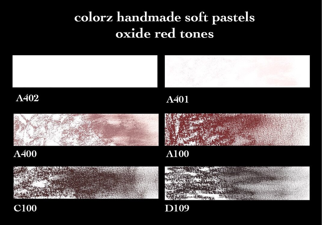 Colorz El Yapımı Toz Pastel Seti-Oksit Kırmızı Tonları