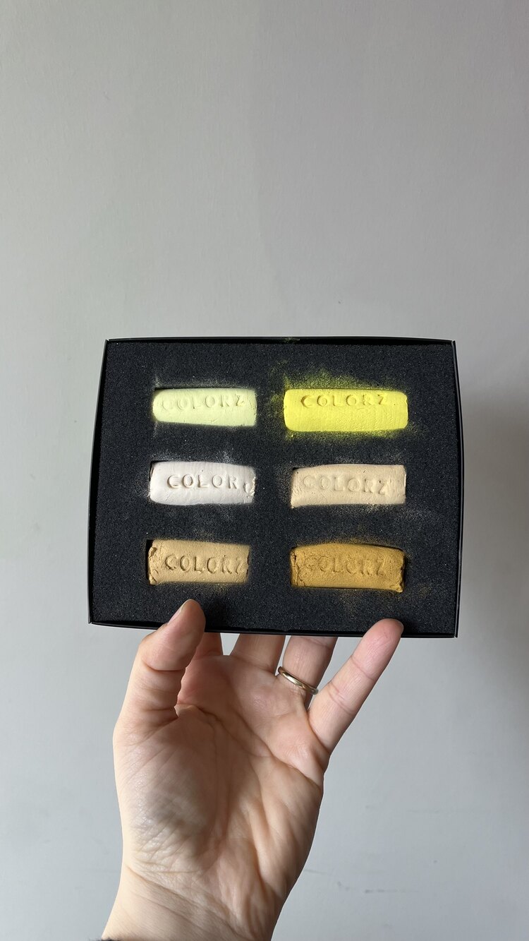 Colorz El Yapımı Toz Pastel Seti-Sarı Tonları