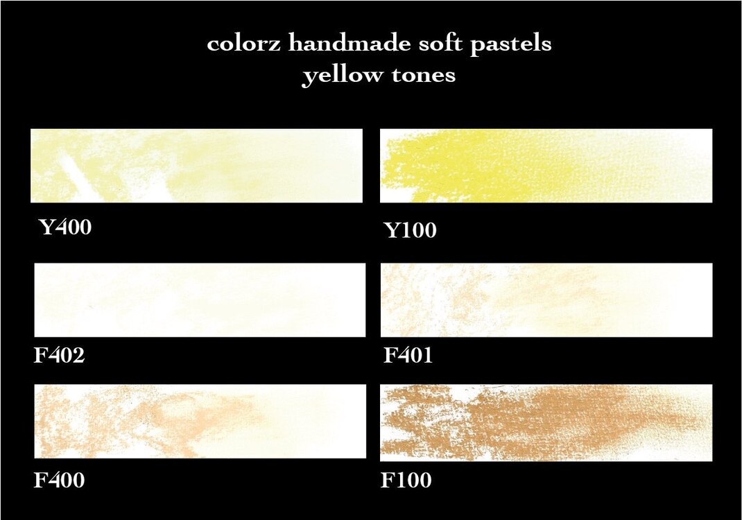 Colorz El Yapımı Toz Pastel Seti-Sarı Tonları