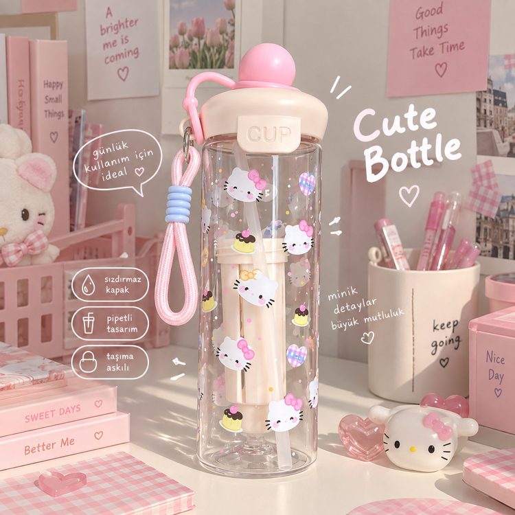 Hello Kitty Suluk | Pembe matara