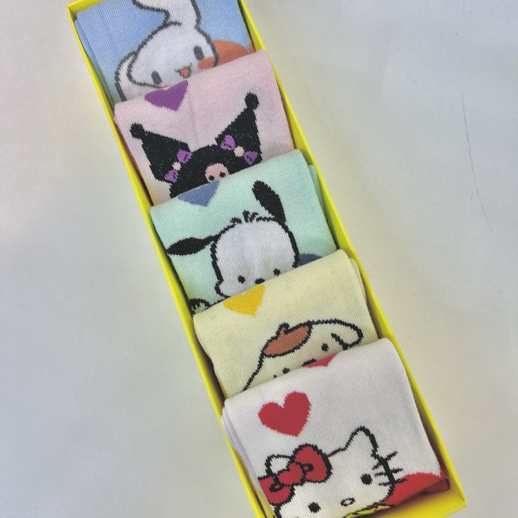 Özel seri sanrio 5’li çorap seti