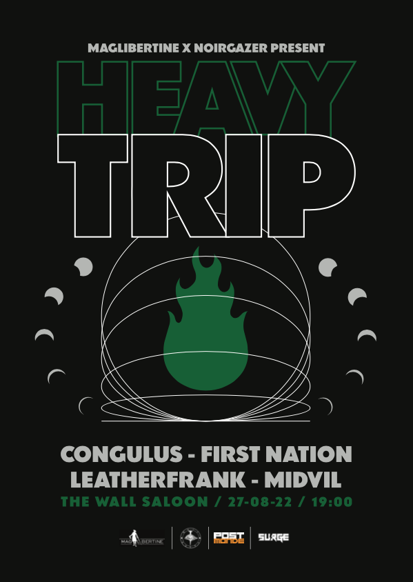 Congulus Heavy Trip Konser Serisi Afişi 50x70