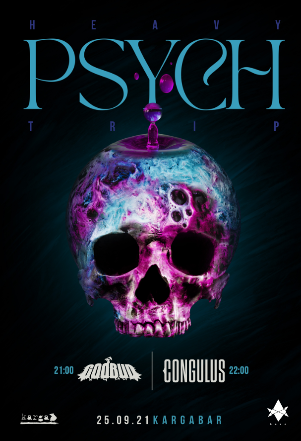 Congulus Heavy Psych Trip Konser Serisi Afişi 35x50