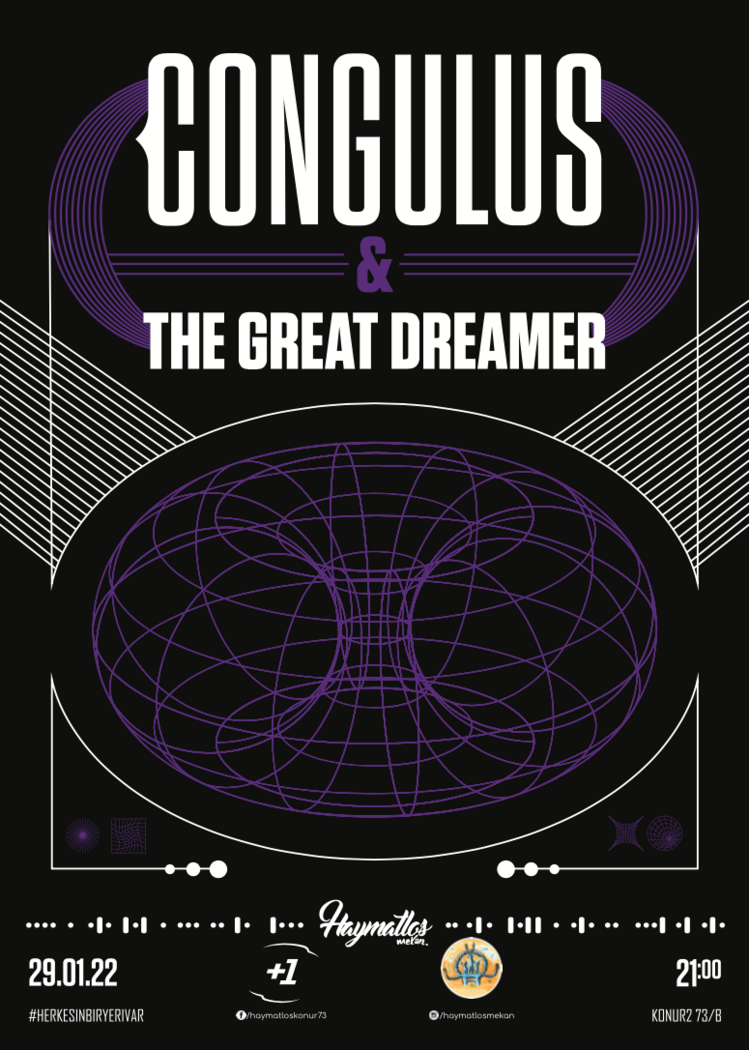 Congulus Konser Afişi 50x70