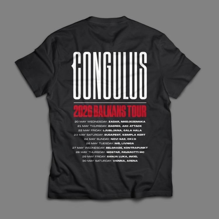 Congulus Balkans Tour Serigrafi T-shirt