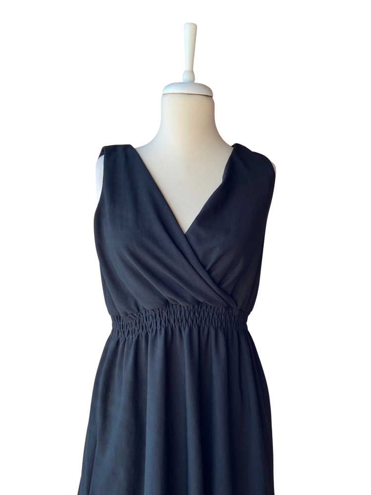 Black Lace Detail Dress