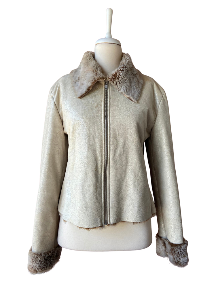 Y2K Faux Fur Jacket