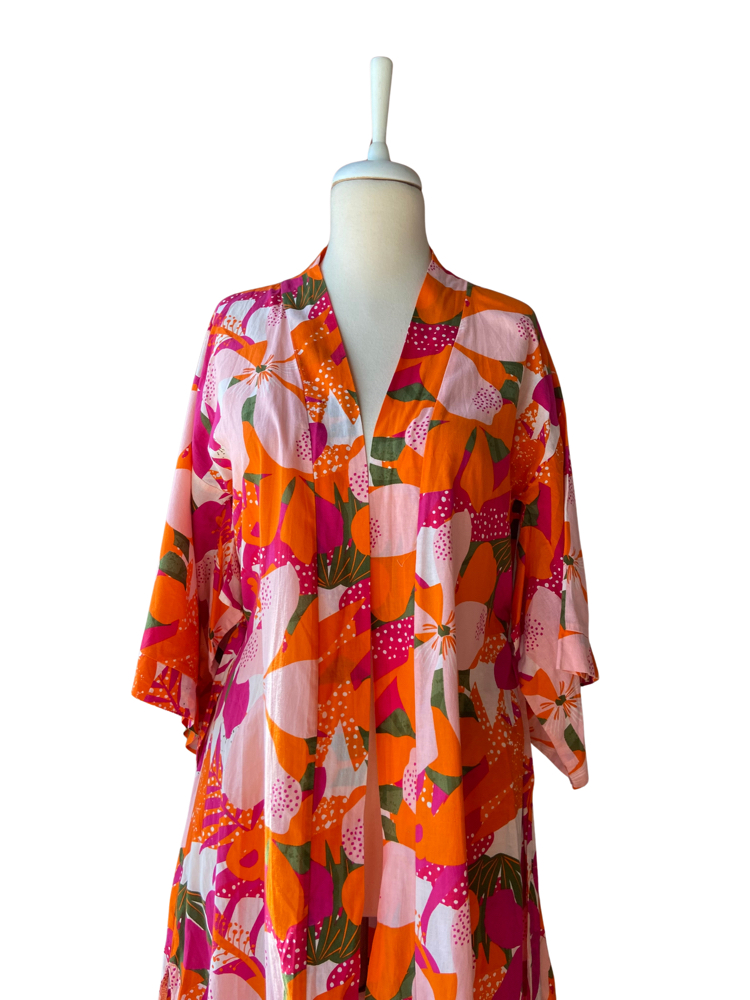 Retro Tropical Kimono