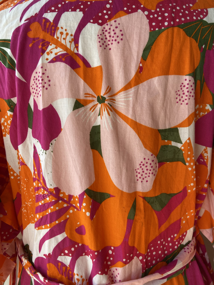 Retro Tropical Kimono
