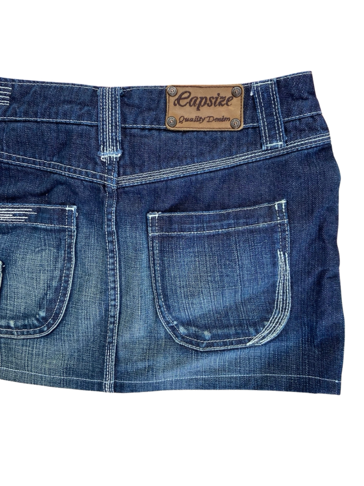 Y2K Low Waist Denim Skirt