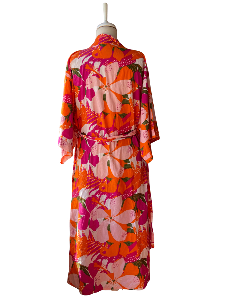 Retro Tropical Kimono