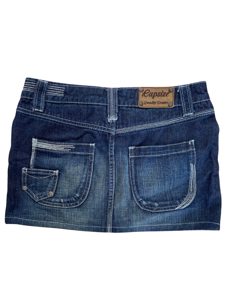 Y2K Low Waist Denim Skirt