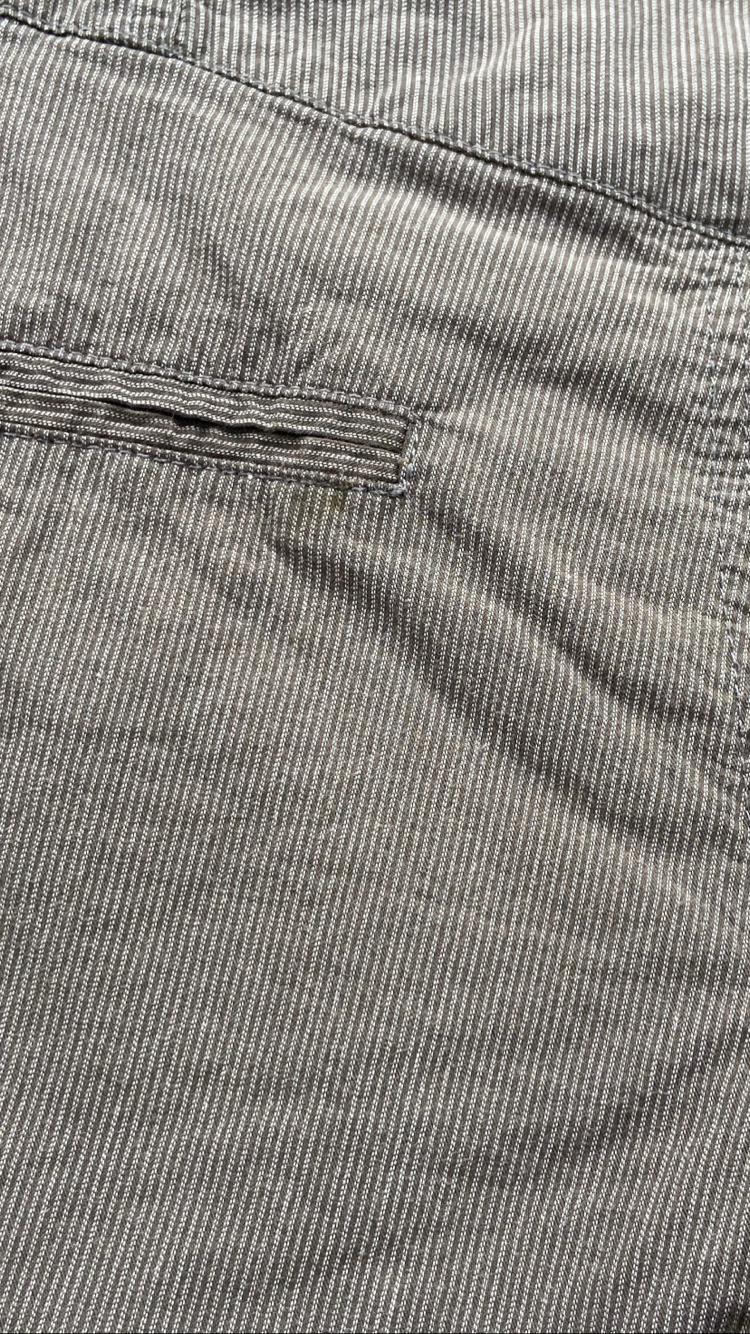 Pinstripe High Waist Shorts