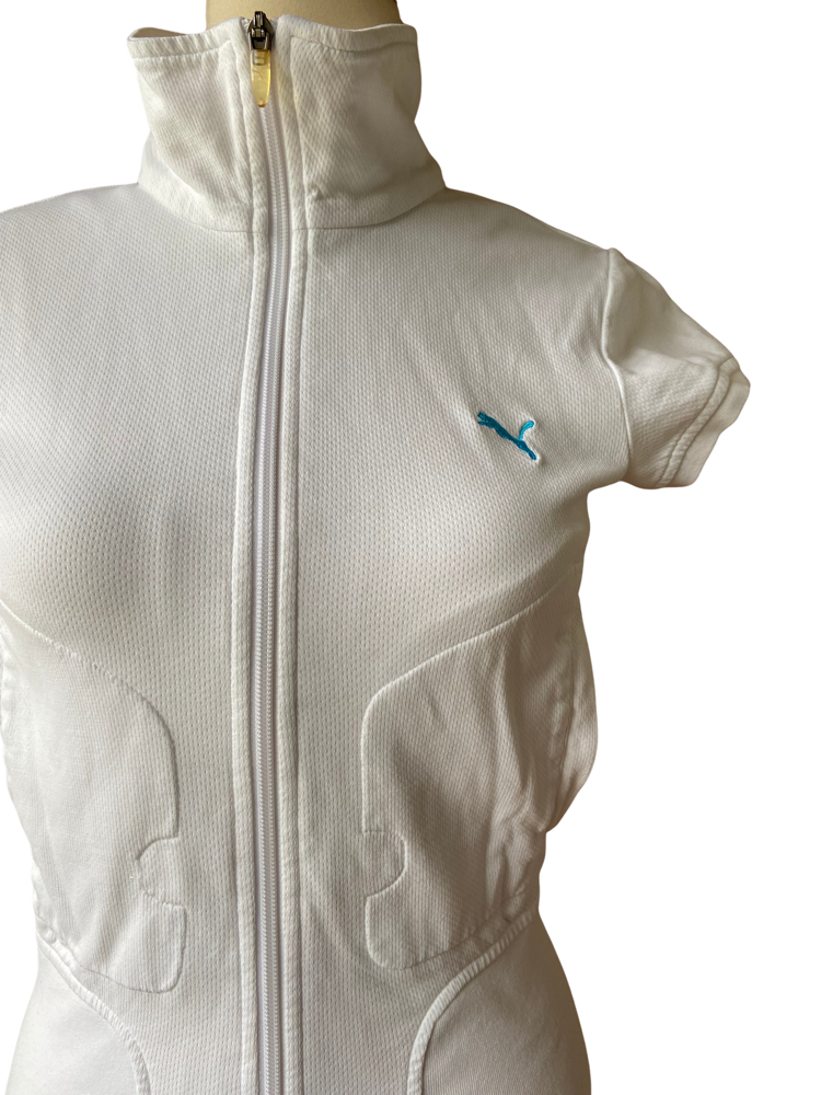 2000s Puma Y2K Zip-Up Sport Top