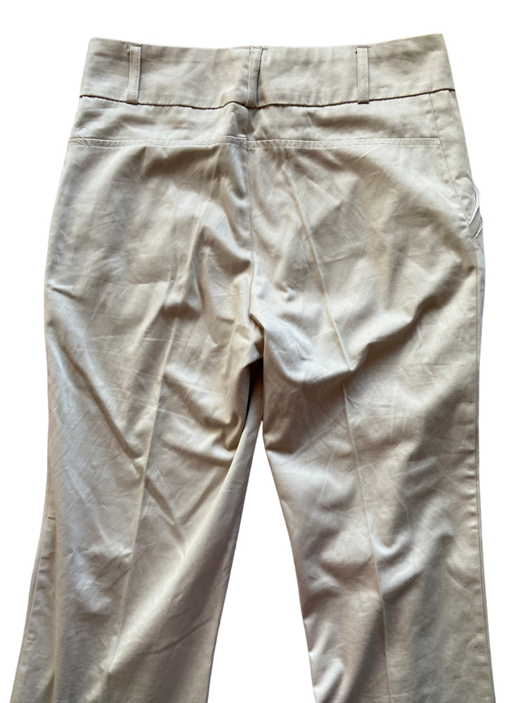 Beige Sailor Flare Pants