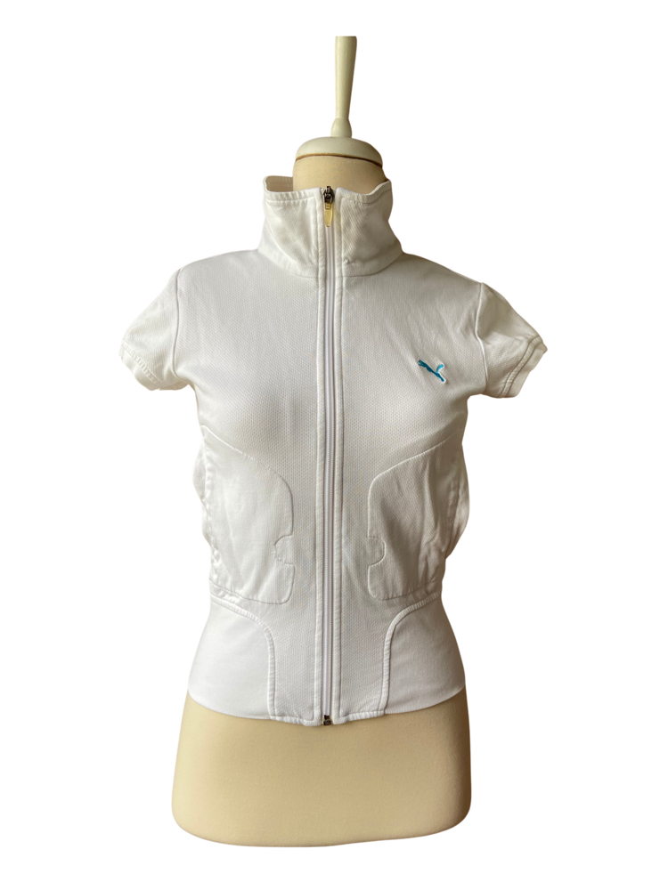 2000s Puma Y2K Zip-Up Sport Top